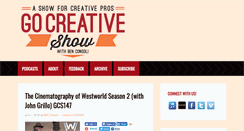 Desktop Screenshot of gocreativeshow.com